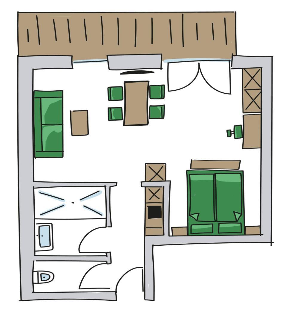 זאלבך הינטרגלם Das Glemm Hotel חדר תמונה